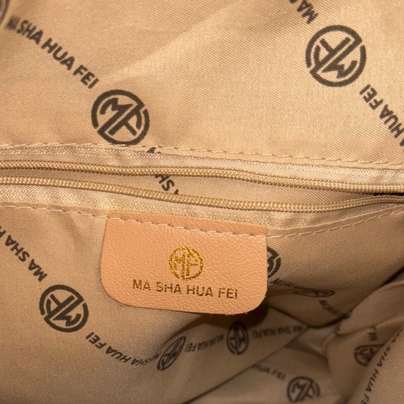 Brown Paris Print Crossbody/Shoulder Bag - Picture 7 of 11